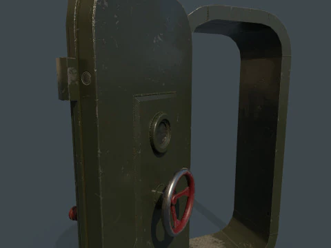 Door bunker gl 3D Model