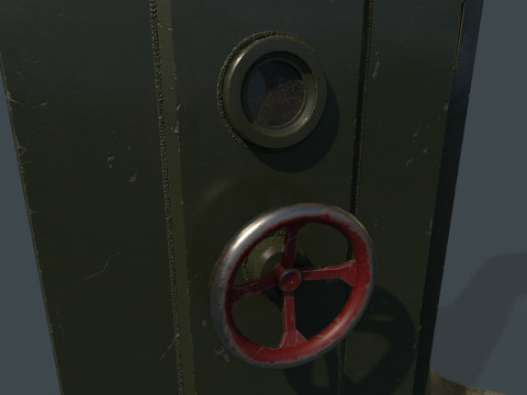 Door bunker gl 3D Model