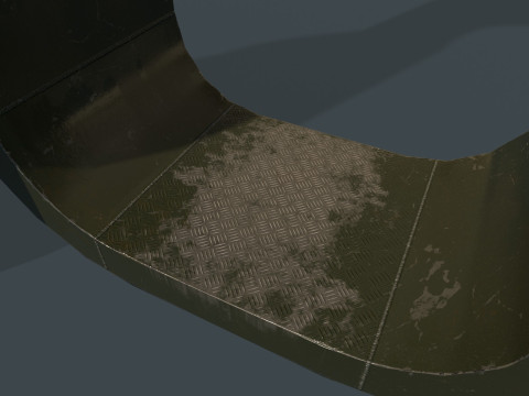 Door bunker gl 3D Model