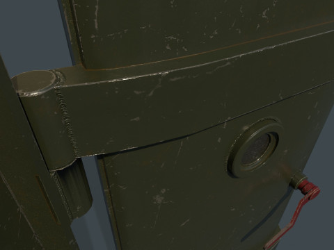Door bunker gl 3D Model