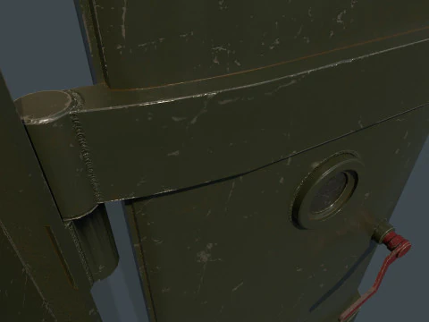 Door bunker gl 3D Model