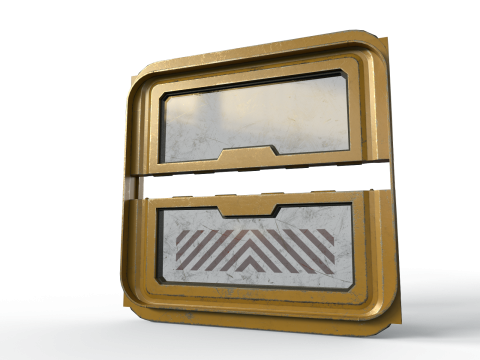 Gate bunker gl 3D Model