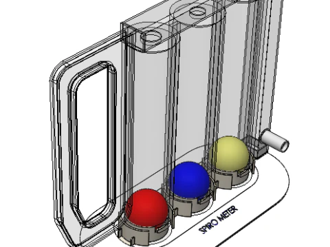 Spiro meter 3D Print Model