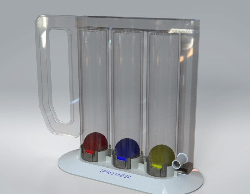 Spiro meter Model do druku 3D .c4d .max .obj .3ds .fbx .stl .blend