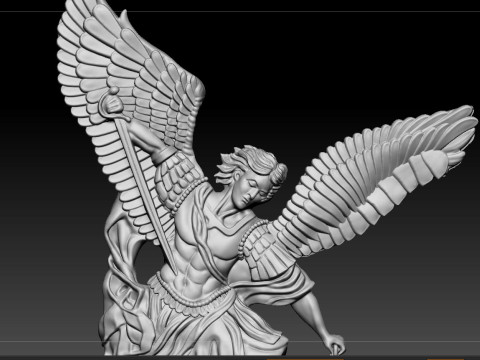Archangel pendant saint Michael 3D printmodel