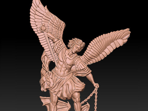 Archangel pendant saint Michael 3D printmodel