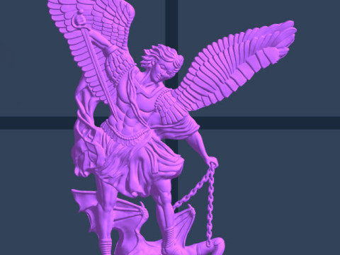Archangel pendant saint Michael 3D printmodel