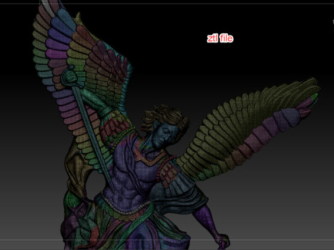 Archangel pendant saint Michael 3D printmodel