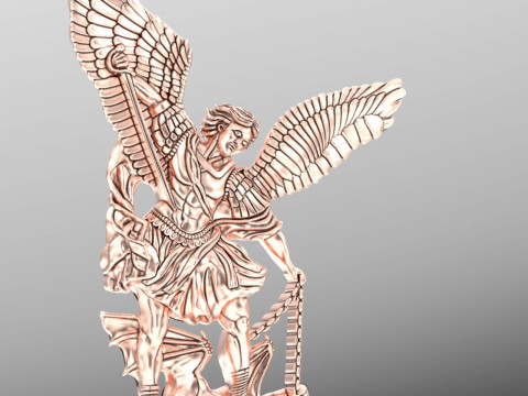Archangel pendant saint Michael 3D printmodel