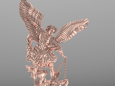 Archangel pendant saint Michael 3D printmodel