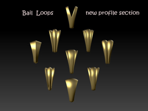 Bail Loops jewelry accessories 3Dプリントモデル