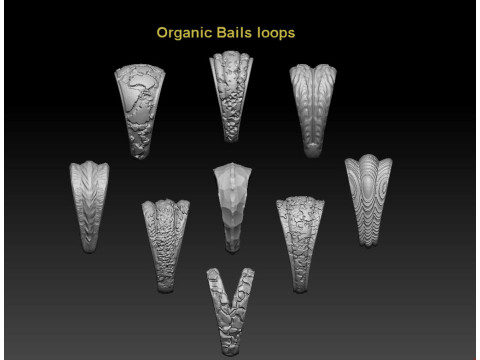 Органічний ланцюжок петлі 3D Принт Модель