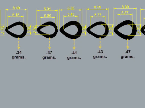 Organic bail loop chain 3D Print Model