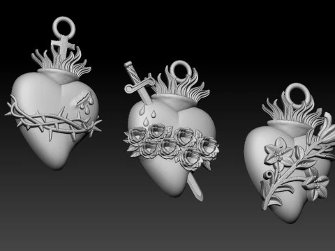 Jesus sacred heart 3D Print Model