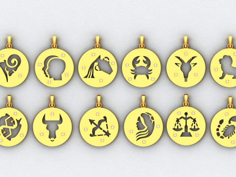 Collezione Zodiac recentemente Modello di stampa 3D