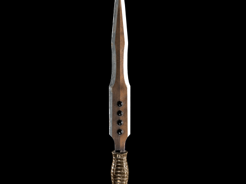 Ritual dagger Model 3D