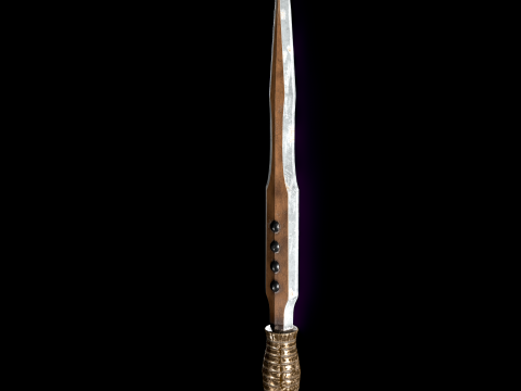 Ritual dagger Model 3D