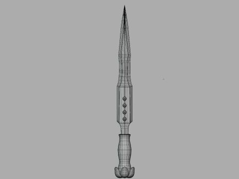 Ritual dagger 3D Model