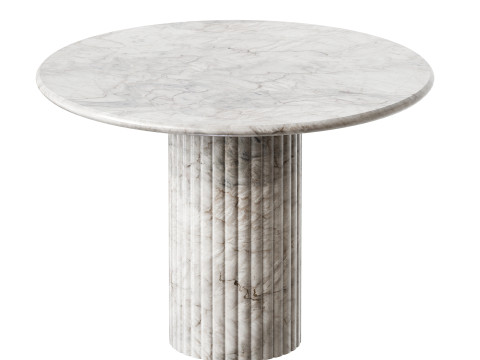 Four Hands Oranda Round Dining Table 3D Модель