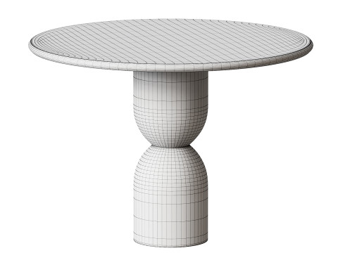 Four hands Amber Lewis x Four Hands Figueroa Dining Table 3D Model
