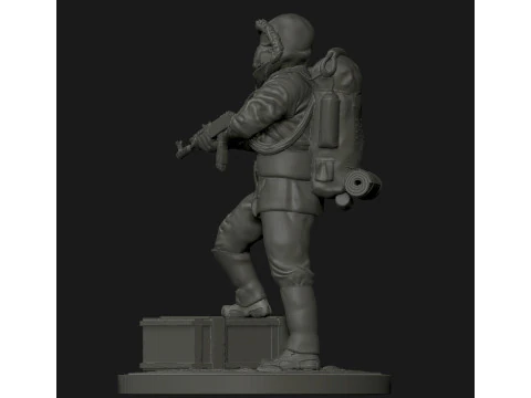 Artic Hazmat Suit 20 - Rust 3D Print Model