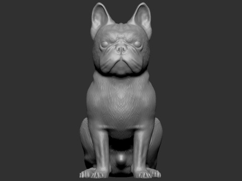 French Bulldog Modello di stampa 3D
