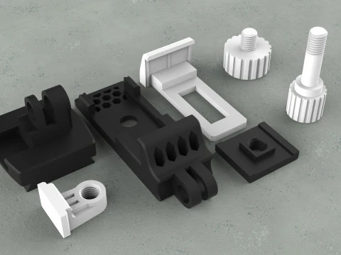 4Wide - Smartphone Adapter for Tripod 3D Print Model
