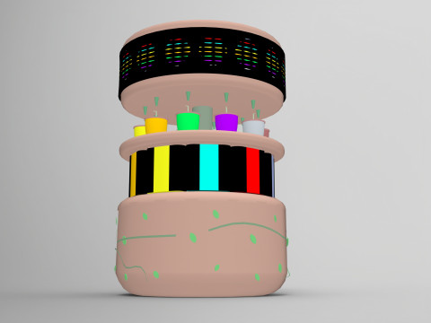 Multifunctional water dispenser Model 3D