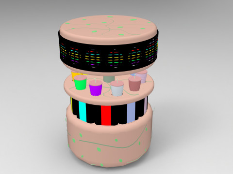 Multifunctional water dispenser 3D मॉडल