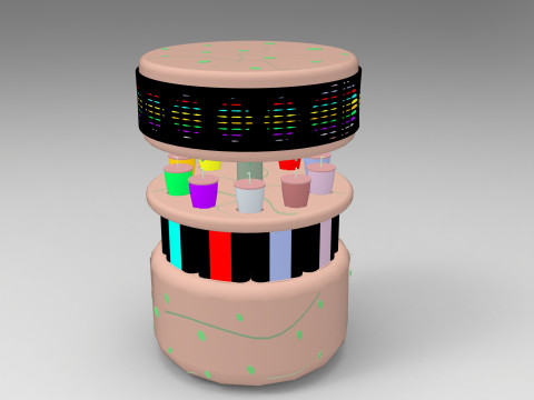 Multifunctional water dispenser 3D मॉडल