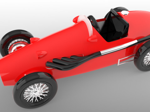 Racing car 3D 模型