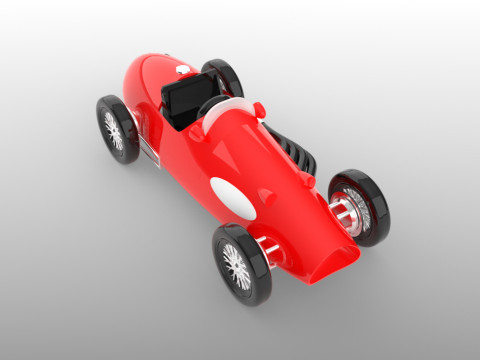 Racing car 3D 模型
