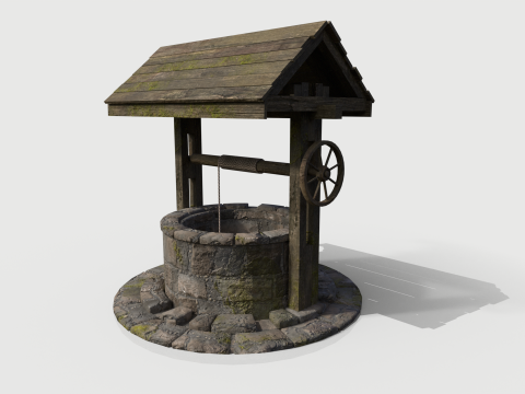 Medieval Well 3D Модель