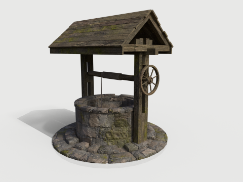 Medieval Well 3D Модель