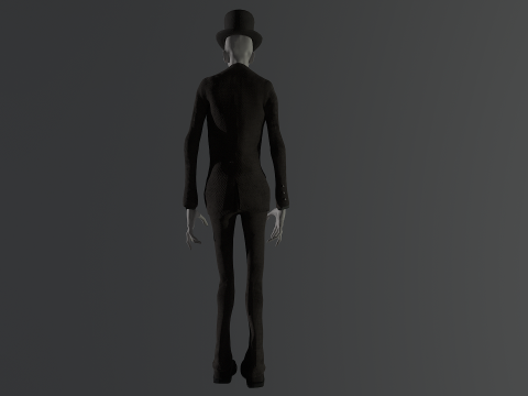 Crooked Man 3D Model