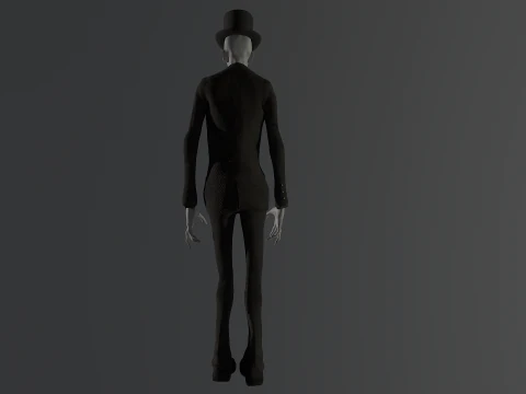 Crooked Man 3D Model