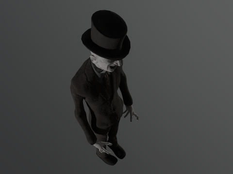 Crooked Man 3D Model