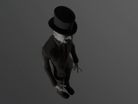 Crooked Man 3D Model