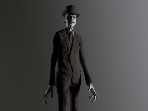 Crooked Man 3D Model