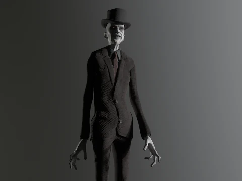 Crooked Man 3D Model
