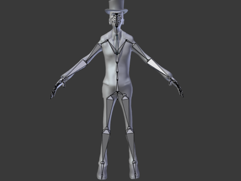 Crooked Man 3D Model