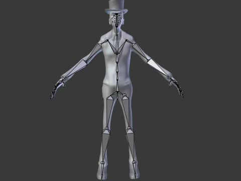 Crooked Man 3D Model