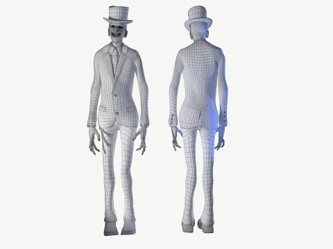 Crooked Man 3D Model
