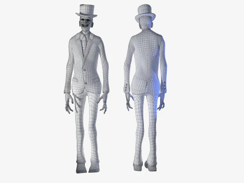 Crooked Man 3D Model