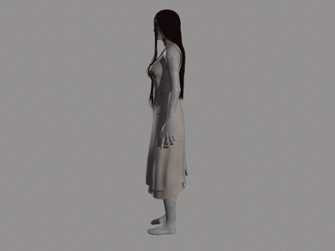 Ghost Woman 3D Model