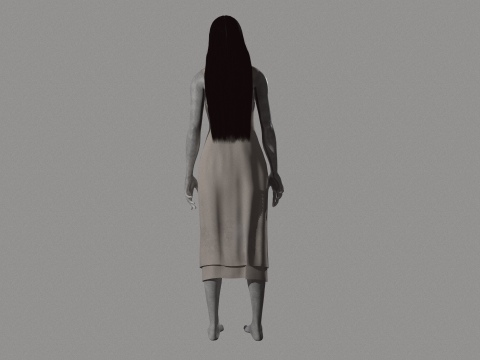 Ghost Woman 3D Model