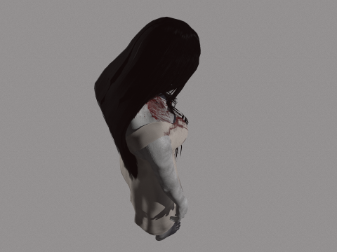 Ghost Woman 3D Model