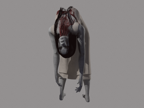 Ghost Woman 3D Model