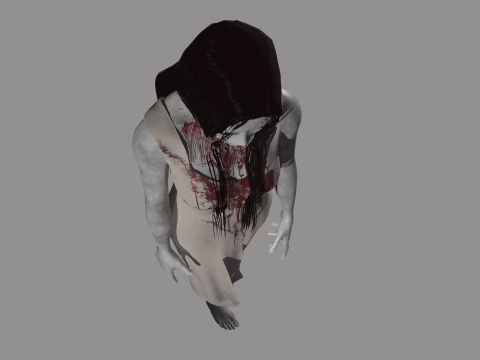 Ghost Woman 3D Model