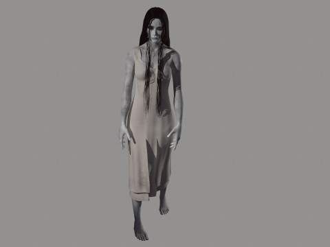 Ghost Woman 3D Model